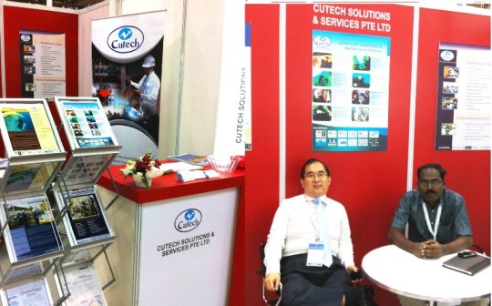 CUTECH takes part in APM 2012 exhibition - The booth